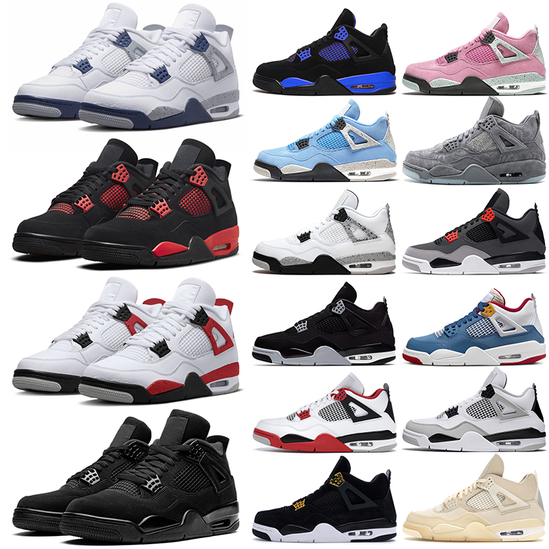Jumpman 4 Mens Basketball Shoes 4s Red Thunder Military Black Cat Cool Grey Pure Money University Blue Midnight Navy Seafoam Men Womens Trainers Sports Sneakers 
Jumpman 4 Mens Basketball Shoes 4s Red Thunder Military Black Cat Cool Grey Pure Money University Blue Midnight Navy Seafoam Men Womens Trainers Sports Sneakers