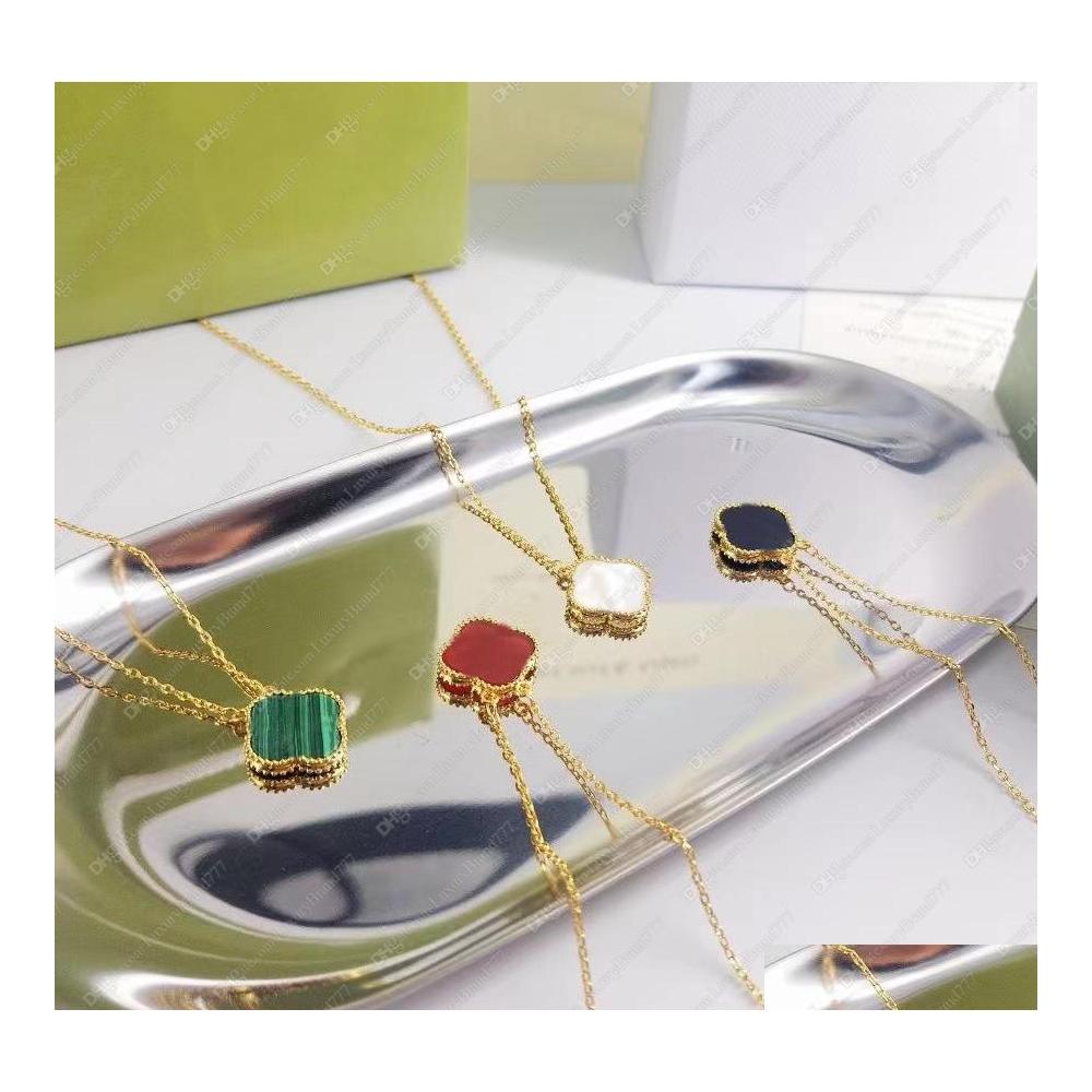 Pendant Necklaces Fashion Classic 4/Four Leaf Clover Pendants Motherofpearl Stainless Steel Plated 18K For Women Girl Valentines Mot Dhhav
Pendant Necklaces Fashion Classic 4/Four Leaf Clover Pendants Motherofpearl Stainless Steel Plated 18K For Women Girl Valentines Mot Dhhav