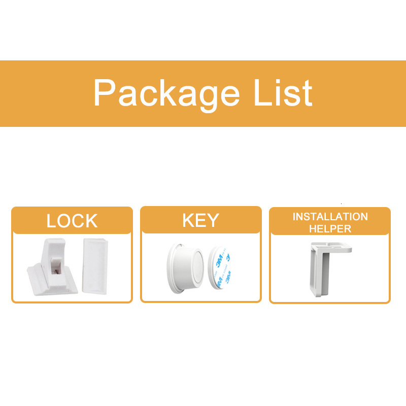 Baby Locks es# Magnetic Protection From Children Safety Infant Security Drawer Cabinet Limiter 221208