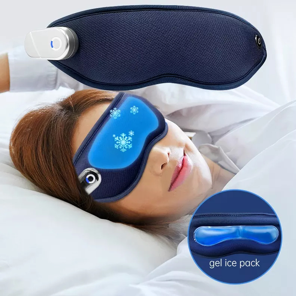 Eye Massager Wireless Smart 3D with Cooling Heat Mask Vibration Care Device Improve Sleep Relief Migraine 221208