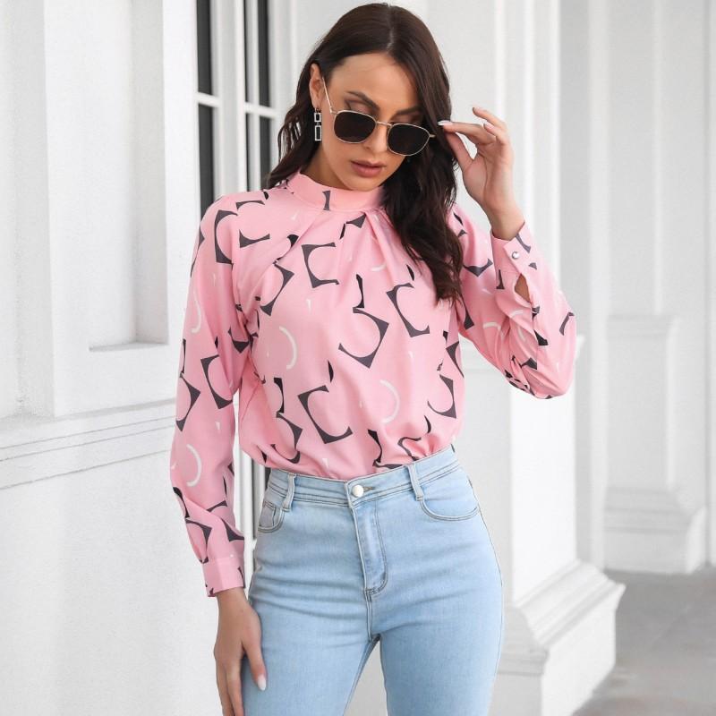 Women's Blouses & Shirts Loose Casual Women Tops Full Sleeve Pullover Tunics Blusa 2022 Spring Fashion Print Pleated Street Style Pink
Women's Blouses & Shirts Loose Casual Women Tops Full Sleeve Pullover Tunics Blusa 2022 Spring Fashion Print Pleated Street Style Pink