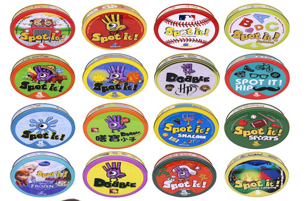 17 Styles Spot it Games Dobble Cards With Metal Box Gone Camping Toys On The Road Animals Board Deck Game For Family Kids Gift8143076
17 Styles Spot it Games Dobble Cards With Metal Box Gone Camping Toys On The Road Animals Board Deck Game For Family Kids Gift8143076