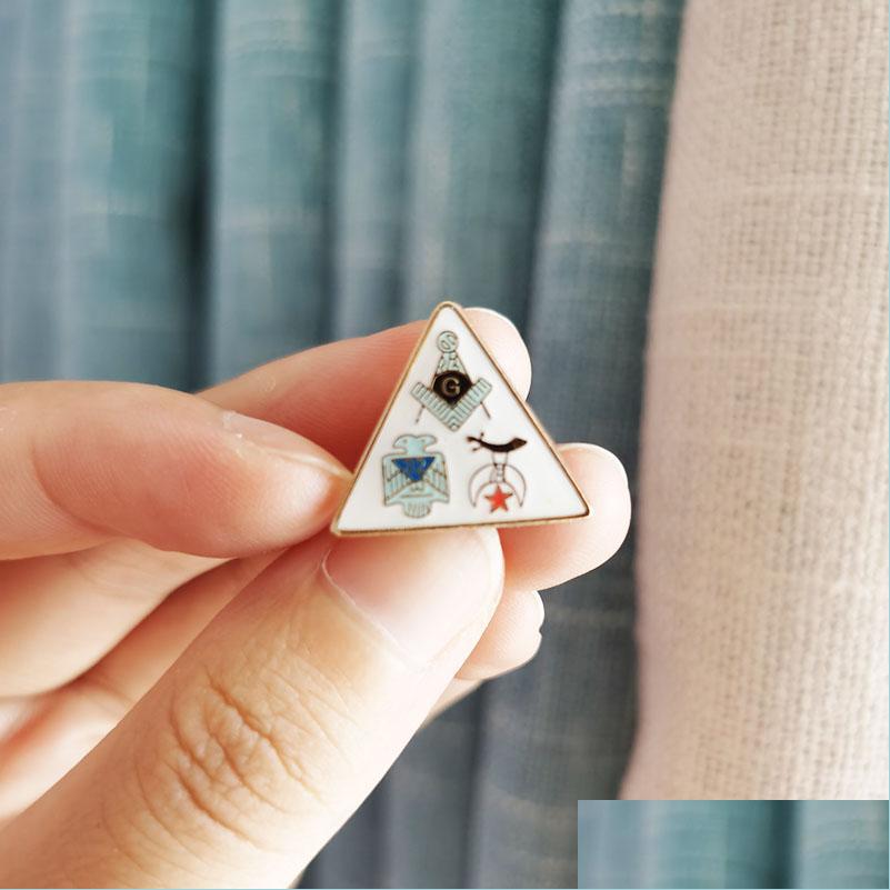 Pins Brooches 50Pcs Masonry Metal Enamel Badge Custom Made Lapel Pins And Brooch Masons Masonic Scottish Rite Shriners Triangle Squ Dhk17
Pins Brooches 50Pcs Masonry Metal Enamel Badge Custom Made Lapel Pins And Brooch Masons Masonic Scottish Rite Shriners Triangle Squ Dhk17