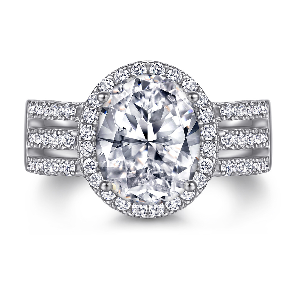 Wedding Accessories Pure Silver Engagement Rings Fadeless Single Diamond Birdal Ring Proposal Ring No Fading Ladies Jewelry TL-024
Wedding Accessories Pure Silver Engagement Rings Fadeless Single Diamond Birdal Ring Proposal Ring No Fading Ladies Jewelry TL-024