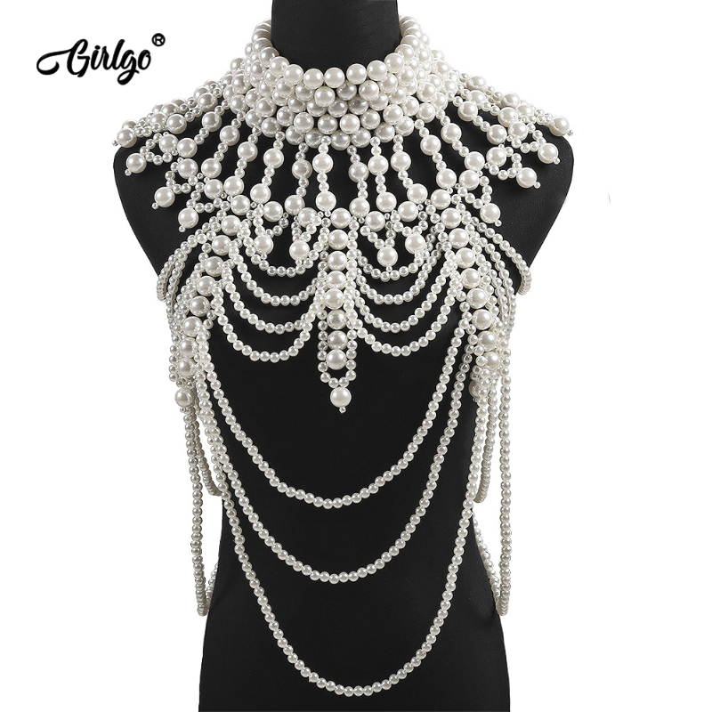 Belly Chains Girlgo Luxury Unique Simulated Pearl Body Jewelry For Women Bridal Wedding Gift Big Statement Jewelrys Brand Design 221208
Belly Chains Girlgo Luxury Unique Simulated Pearl Body Jewelry For Women Bridal Wedding Gift Big Statement Jewelrys Brand Design 221208