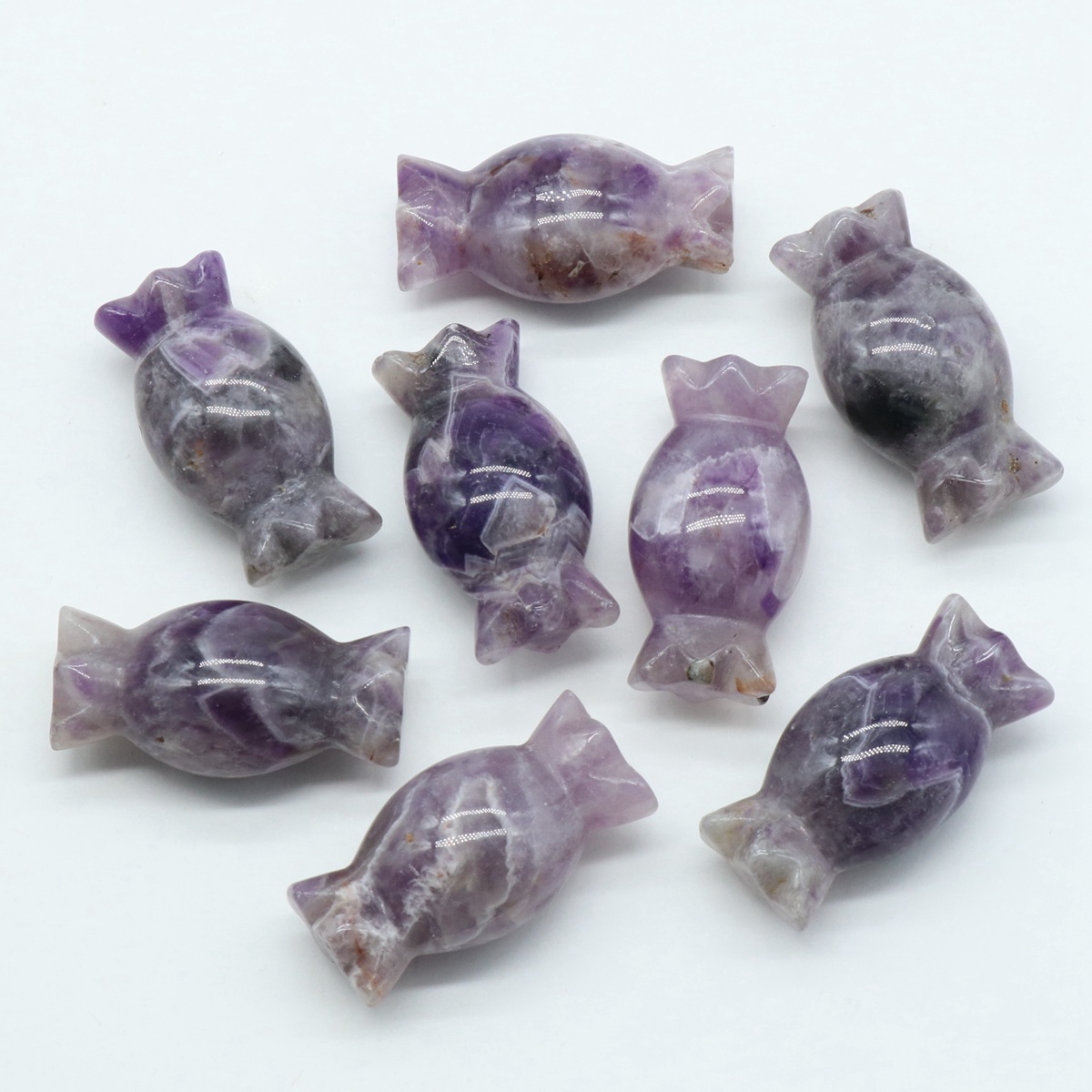 Natural Amethsyt Stone Carving Festival Candy Gift Gemstone Agate Ornaments Folk Arts Healing Energy For Decorate
Natural Amethsyt Stone Carving Festival Candy Gift Gemstone Agate Ornaments Folk Arts Healing Energy For Decorate