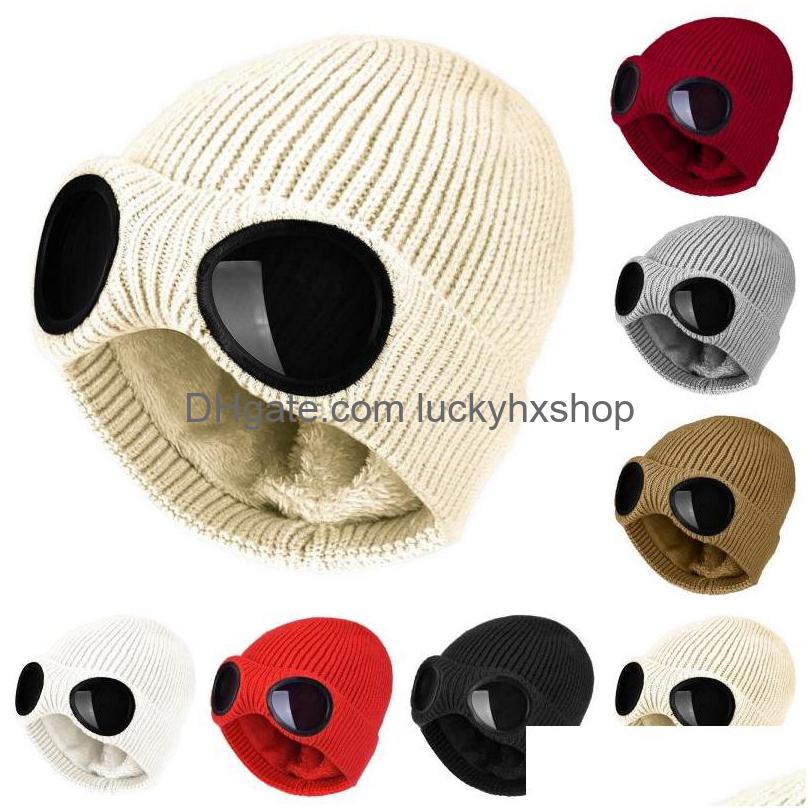 Beanie/Skull Caps Winter Warm Knit Hats New Fashion Unisex Adt Windproof Ski Removable Glasses Thicken Sports Mtifunction 20211228 T Dhr6W, As show
Beanie/Skull Caps Winter Warm Knit Hats New Fashion Unisex Adt Windproof Ski Removable Glasses Thicken Sports Mtifunction 20211228 T Dhr6W, As show