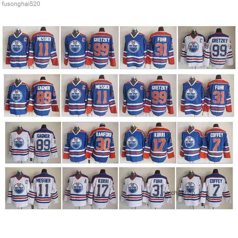 95 Vintage Edmonton Oilers Jersey 99 Wayne Gretzky 11 Mark Messier 31 Grant Fuhr 7 Paul Coffey 17 Jari Kurri 89 Sam Gagner Ranford Retro, As pic
95 Vintage Edmonton Oilers Jersey 99 Wayne Gretzky 11 Mark Messier 31 Grant Fuhr 7 Paul Coffey 17 Jari Kurri 89 Sam Gagner Ranford Retro, As pic