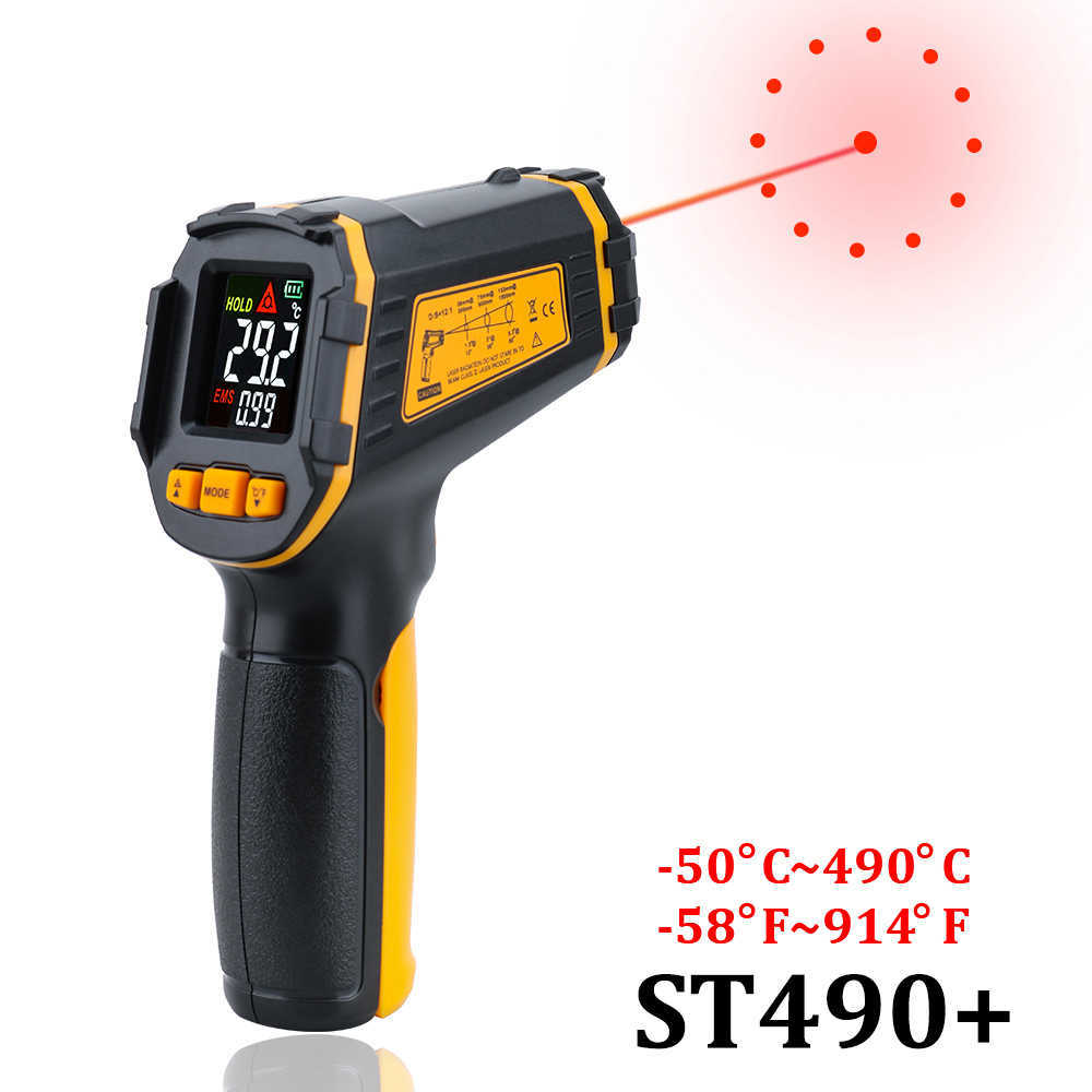 Digital Infrared Thermometer Laser Temperature Meter Noncontact Pyrometer Imager Hygrometer IR Termometro Color LCD Light Alarm
Digital Infrared Thermometer Laser Temperature Meter Noncontact Pyrometer Imager Hygrometer IR Termometro Color LCD Light Alarm