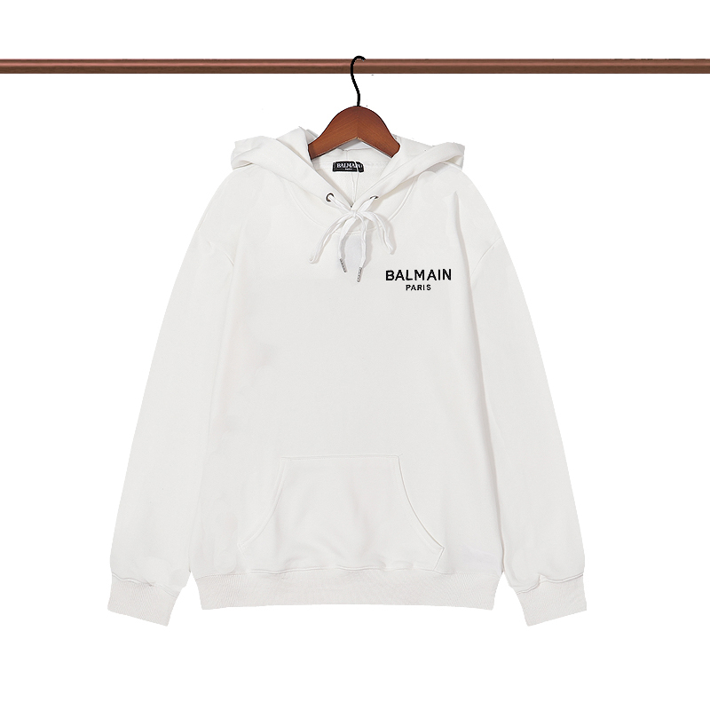 Balmain Mens Desinger Warm Hooded Hoodies Fashion Womens Print Embroidery Sweatshirts Couples Clothing Size S-XL, White
Balmain Mens Desinger Warm Hooded Hoodies Fashion Womens Print Embroidery Sweatshirts Couples Clothing Size S-XL, White