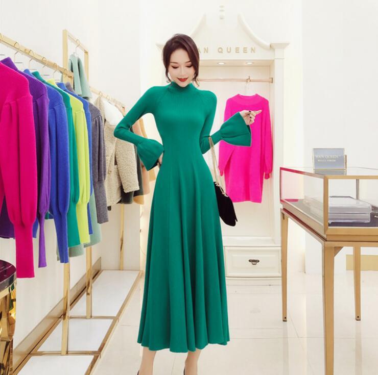Casual Dresses 2022 Fashion Autumn And Spring Long Knitting Dress Female Pure Color Sleeve Elegant Sweater, Beige
Casual Dresses 2022 Fashion Autumn And Spring Long Knitting Dress Female Pure Color Sleeve Elegant Sweater, Beige