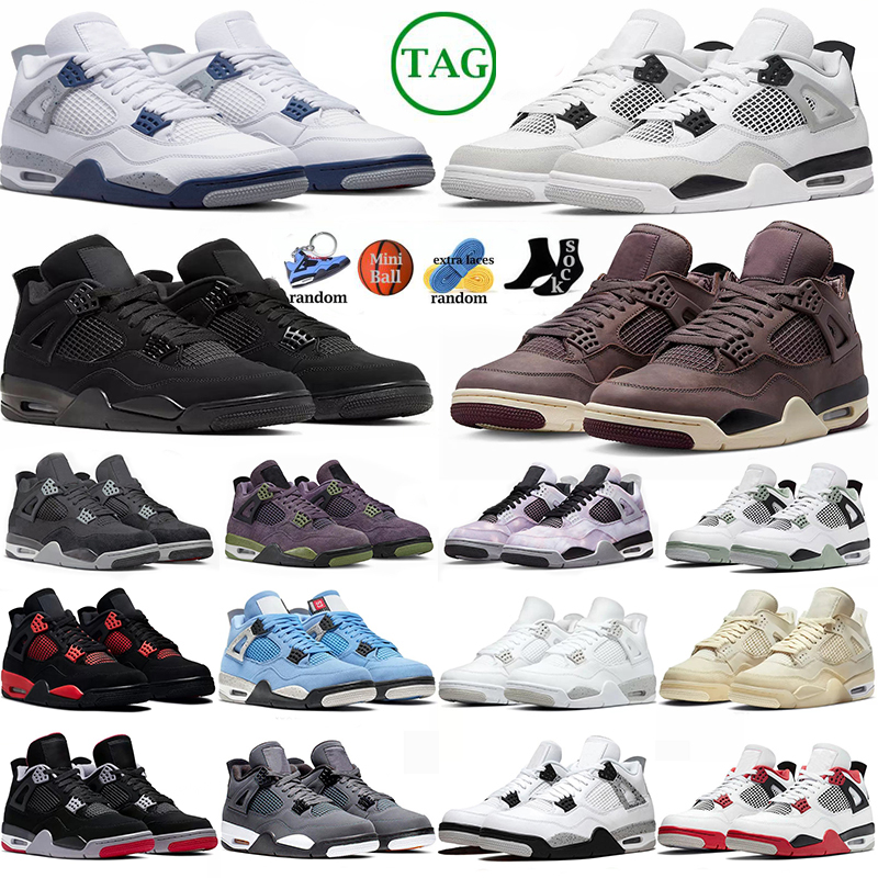 Jumpman 4s Basketball shoes Midnight Navy Military Black men Red Thunder Black Cat retro 4 Pure Money Alternate bred trainers sneakers size 40-47, 34
Jumpman 4s Basketball shoes Midnight Navy Military Black men Red Thunder Black Cat retro 4 Pure Money Alternate bred trainers sneakers size 40-47, 34