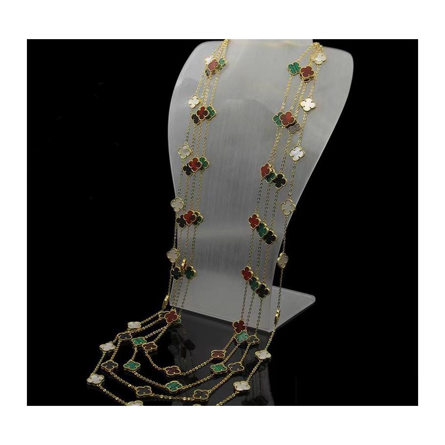 Chokers 20 Flowers 105Cm Natural Black White Red Green Shell Long Choker Fashion Classic Fourleaf Clover Necklace Designer Women Jew Dh7Hc
Chokers 20 Flowers 105Cm Natural Black White Red Green Shell Long Choker Fashion Classic Fourleaf Clover Necklace Designer Women Jew Dh7Hc