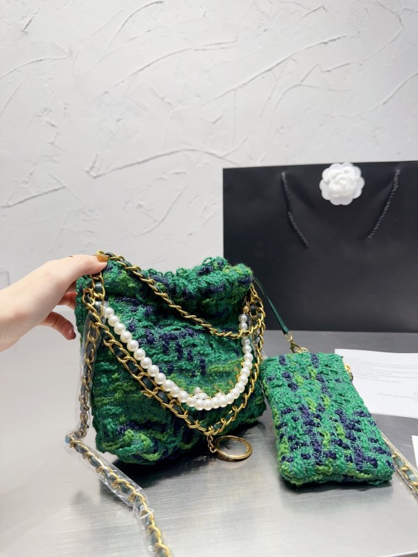 Women bags 22K woolen cloth garbage bag Fashion Shopping Satchels Shoulder Bags Hardware chain pearl accessories Luxury designer purses handbag wallet, Bubble bags
Women bags 22K woolen cloth garbage bag Fashion Shopping Satchels Shoulder Bags Hardware chain pearl accessories Luxury designer purses handbag wallet, Bubble bags