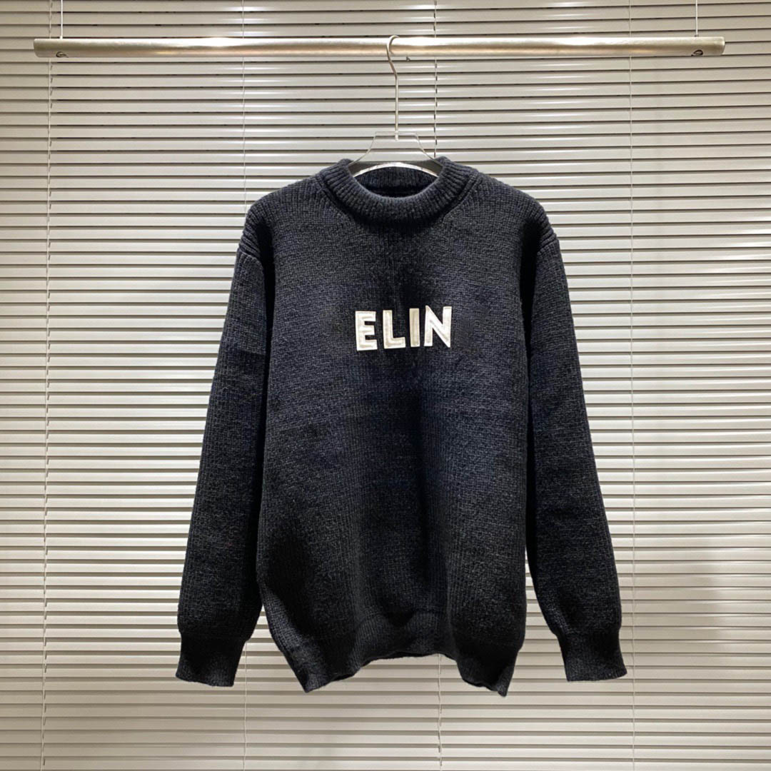 Designer letter hoodies casual hooded knitted sweater men women knits sweaters hoodie sweatshirt long sleeve pullover womens mens