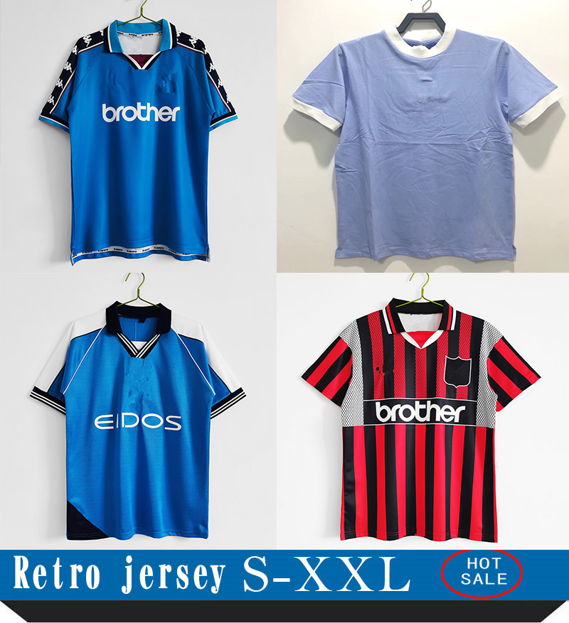 Retro Man Soccer Jerseys 99 90 01 97 98 72 City 1998 19991972 2001 EIDOS Gallagher WEAH Tevez Kun Aguero Dzeko Kompany Vintage Manchester Shirts Classic Kit, Black
Retro Man Soccer Jerseys 99 90 01 97 98 72 City 1998 19991972 2001 EIDOS Gallagher WEAH Tevez Kun Aguero Dzeko Kompany Vintage Manchester Shirts Classic Kit, Black
