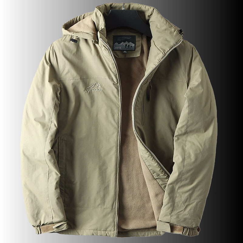 Men s Down Parkas Plus Size 5XL Winter Thick Warm Men Windproof Fleece Jacket Multi pocket Hooded Coat Male Fashion Waterproof Outwear 221208, Khaki
Men s Down Parkas Plus Size 5XL Winter Thick Warm Men Windproof Fleece Jacket Multi pocket Hooded Coat Male Fashion Waterproof Outwear 221208, Khaki