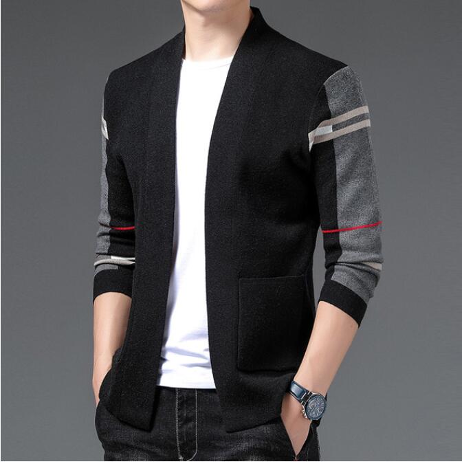 Men's Sweaters Hip Hop Long Sleeve casual button Luxury Jacket Designer Fashion Knitted Cardigan Sweater Coat
