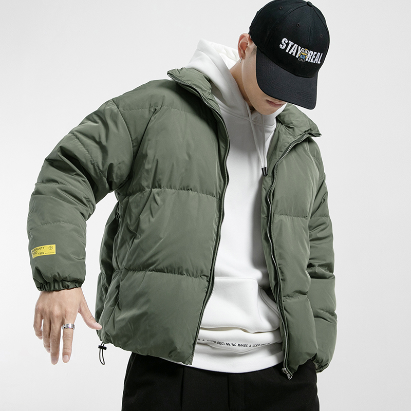 Men's Down Parkas Warm Winter Jacket Streetwear Fashion Parka Windbreaker Thick Stand Collar Coat For Women Drop 221208, Green
Men's Down Parkas Warm Winter Jacket Streetwear Fashion Parka Windbreaker Thick Stand Collar Coat For Women Drop 221208, Green