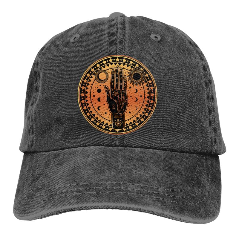 Berets Fortune Teller Hand Washed Baseball Cap Cowboy Hat Fitted Snapback For Men Women Casual Sun Outdoor, Black
Berets Fortune Teller Hand Washed Baseball Cap Cowboy Hat Fitted Snapback For Men Women Casual Sun Outdoor, Black