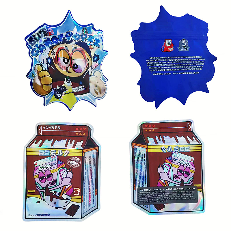 resealable plastic bags diecut out irregular shape 3.5g flower packaging mylar edible blue candy popzz coca laser film 2023 custom
resealable plastic bags diecut out irregular shape 3.5g flower packaging mylar edible blue candy popzz coca laser film 2023 custom