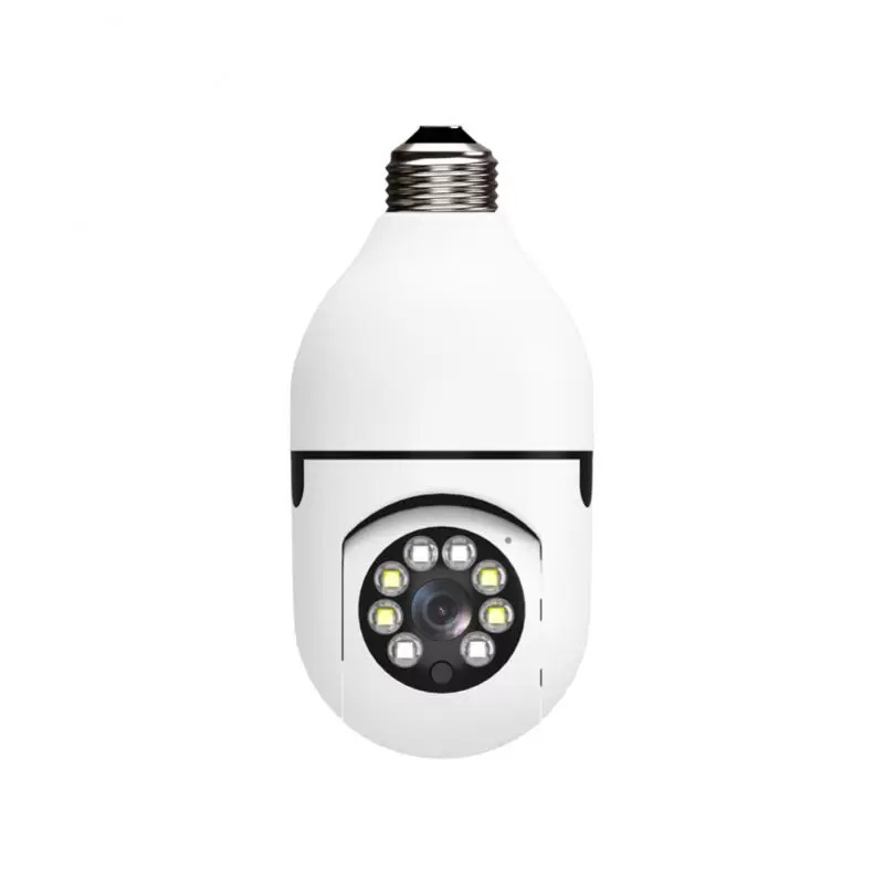 New 360 Wifi Panorama Camera Bulb Panoramic Night Vision Two Way Audio Home Security Video Surveillance Fisheye Lamp Wifi Cameras