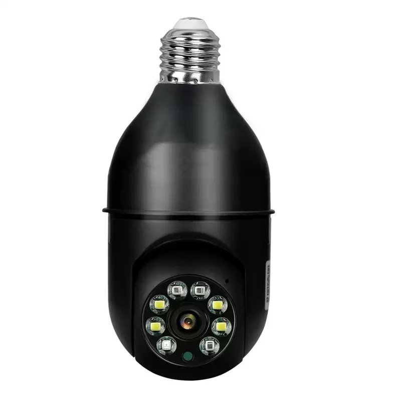 IP Cameras Bulb Camera 1080P HD Wireless Panoramic Home Security WiFi CCTV Fisheye Lamp Camera 360 Degree Home Security