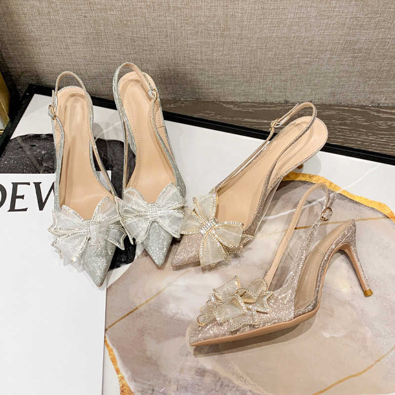 Sandals Women Sandals Pointed Toe Thin High Heel Crystal Female Pumps Butterfly Knot Elegant Solid Ladies Summer Shoes Slip-On Fashion T221209, Champagne 6cm
Sandals Women Sandals Pointed Toe Thin High Heel Crystal Female Pumps Butterfly Knot Elegant Solid Ladies Summer Shoes Slip-On Fashion T221209, Champagne 6cm