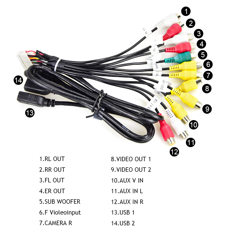 7 inch Android 10.0 Automatic Telescopic Car Multimedia Player 2GB +32G Carplay Car Radio Universal Car Stereo With GPS Navigation FM AM Rearview Came