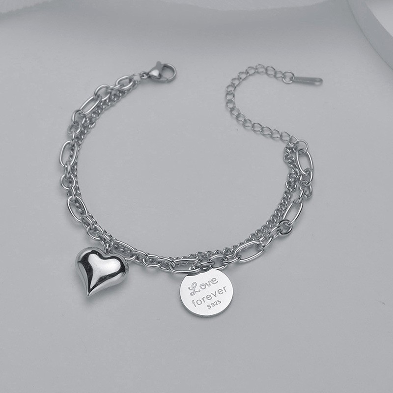 h bracelet designer for women jewelry bangle ice out custom chain woman jewellery lady charm fashion simple stainless steel love circle plate double-layer bracelets
h bracelet designer for women jewelry bangle ice out custom chain woman jewellery lady charm fashion simple stainless steel love circle plate double-layer bracelets