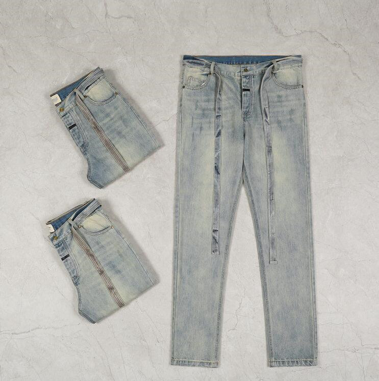 Men's Jeans European American street Casual fashion brand Slim Fit Motorcycle jean highs quality designer jeans, Blue
Men's Jeans European American street Casual fashion brand Slim Fit Motorcycle jean highs quality designer jeans, Blue