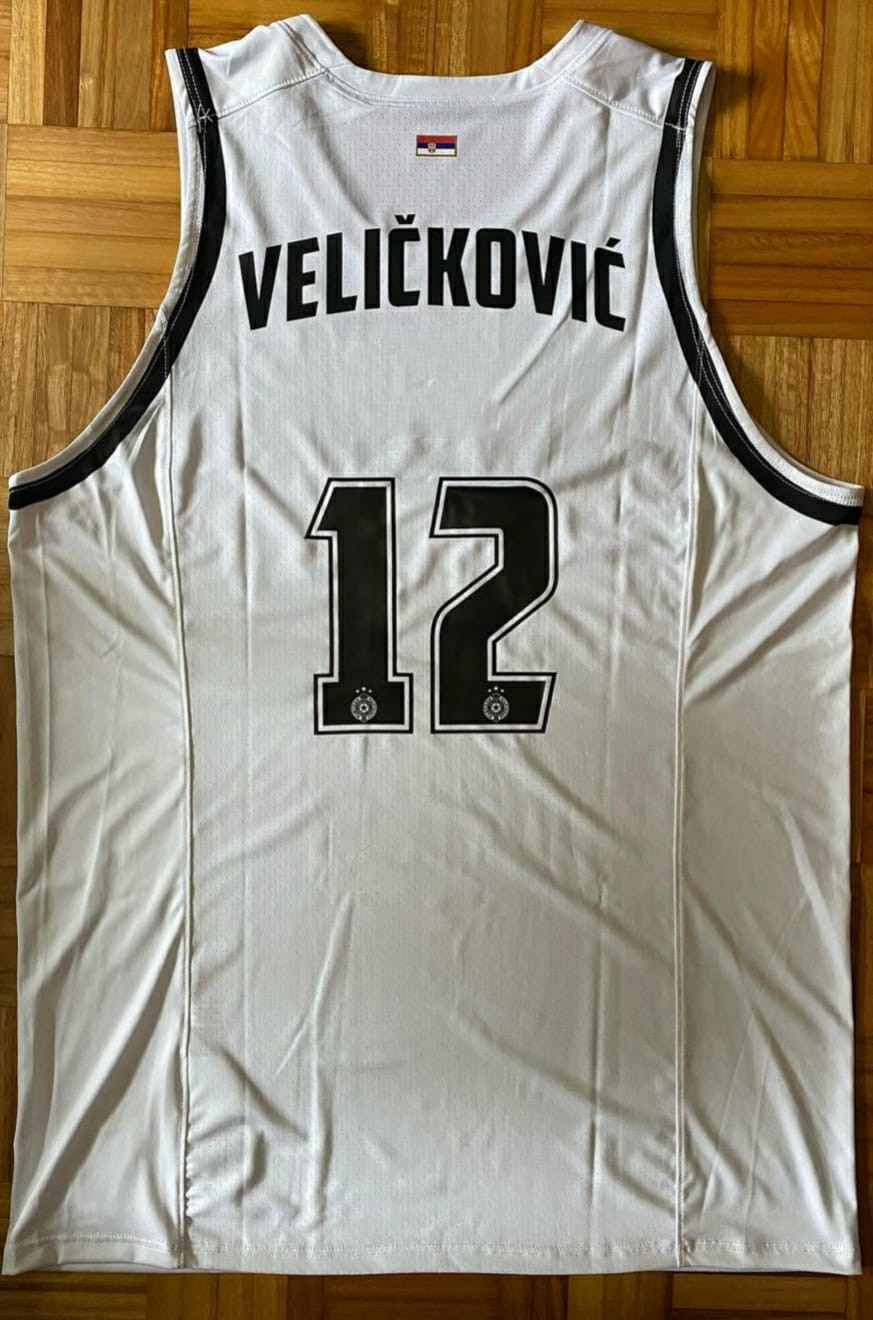 Basketsball Jersey Partizan NIS Any name and number can be customized, Customized name and number
Basketsball Jersey Partizan NIS Any name and number can be customized, Customized name and number