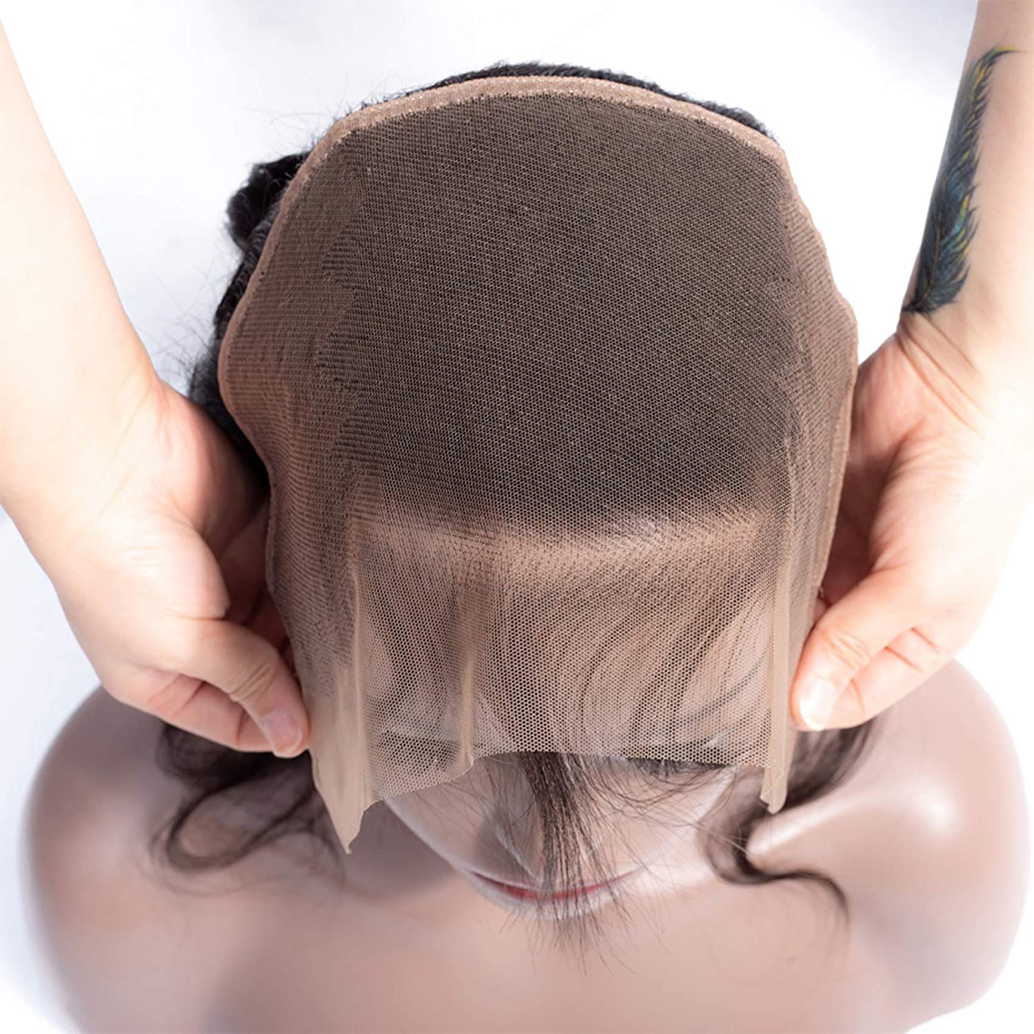 Free shipping 13x6 Tranparent HD Lace Frontal Brazilian Body Wave Human Natural Black Closure Pre Plucked With Baby Hair