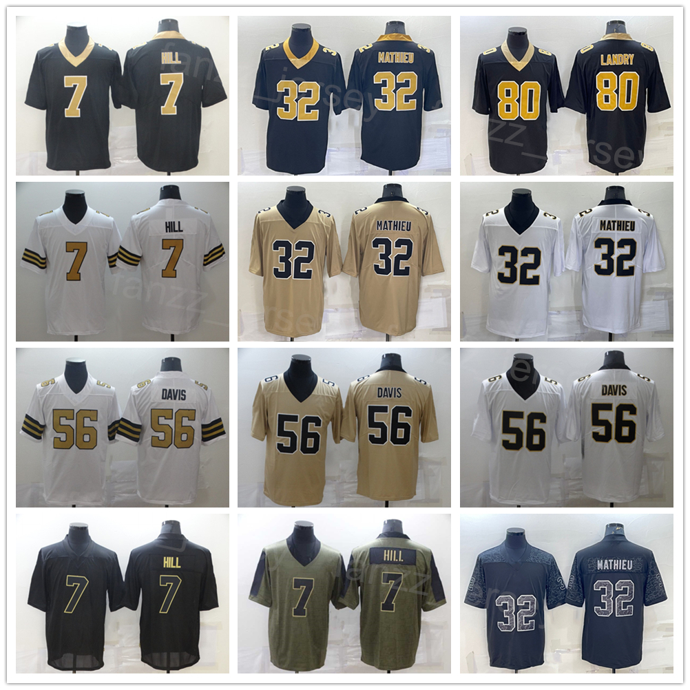 Men Football 7 Taysom Hill Jersey 32 Tyrann Mathieu 56 Demario Davis 80 Jarvis Landry Vapor Color Rush Salute To Service Black Brown White Army Green All Stitching
Men Football 7 Taysom Hill Jersey 32 Tyrann Mathieu 56 Demario Davis 80 Jarvis Landry Vapor Color Rush Salute To Service Black Brown White Army Green All Stitching