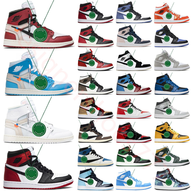 Men Women Jumpman 1s patent bred shoes Off UNC Mocha Pine Green Dark Mocha Chicago Lost Found Homage Starfish university blue black Toe Denim Gold Topsneakers 36-47, Color # 1 
Men Women Jumpman 1s patent bred shoes Off UNC Mocha Pine Green Dark Mocha Chicago Lost Found Homage Starfish university blue black Toe Denim Gold Topsneakers 36-47, Color # 1
