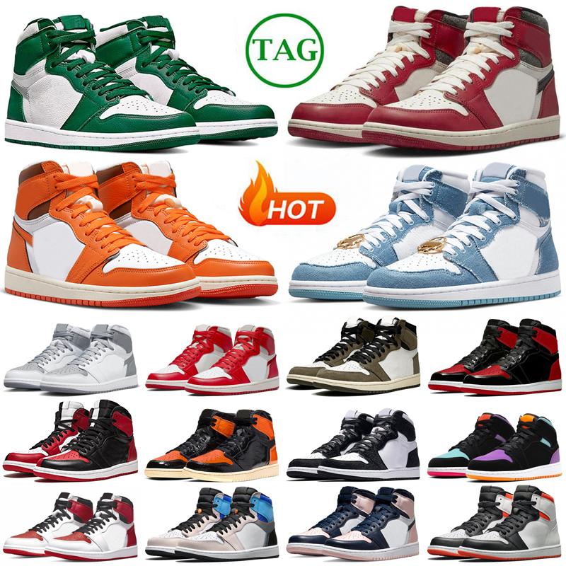 Jumpman 1 Lost and Found Basketball Shoes 1s Gorge Green Denim Starfish Stealth Bred Chicago UNC Shattered Backboard Men Women Sneakers Outdoor Sports Trainers, Court purple 2020 
Jumpman 1 Lost and Found Basketball Shoes 1s Gorge Green Denim Starfish Stealth Bred Chicago UNC Shattered Backboard Men Women Sneakers Outdoor Sports Trainers, Court purple 2020