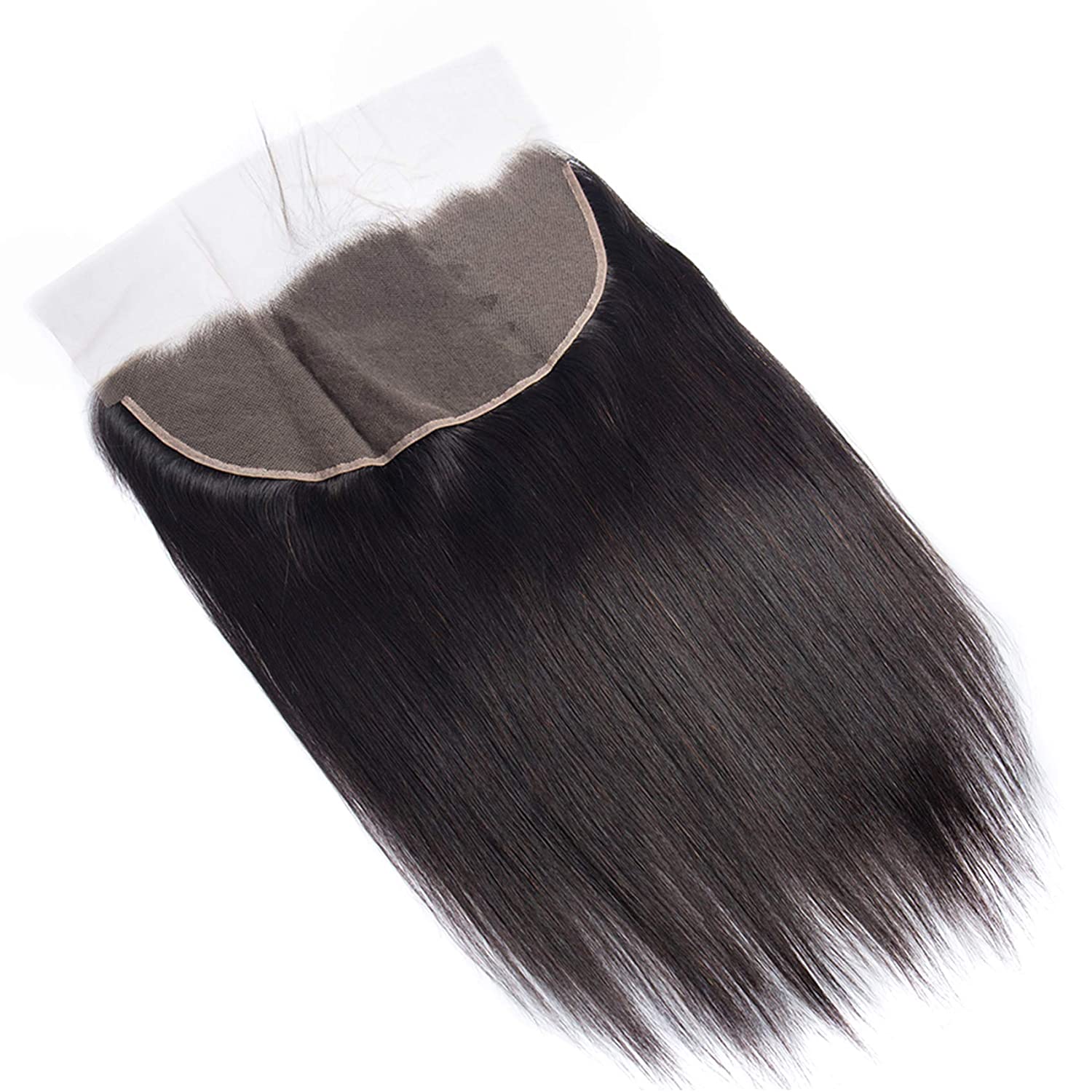 Straight Super Double Drawn Raw 100% Human Virgin Hair 4 Bundles with 13x6 HD Lace Frontal Thick To End - view 4