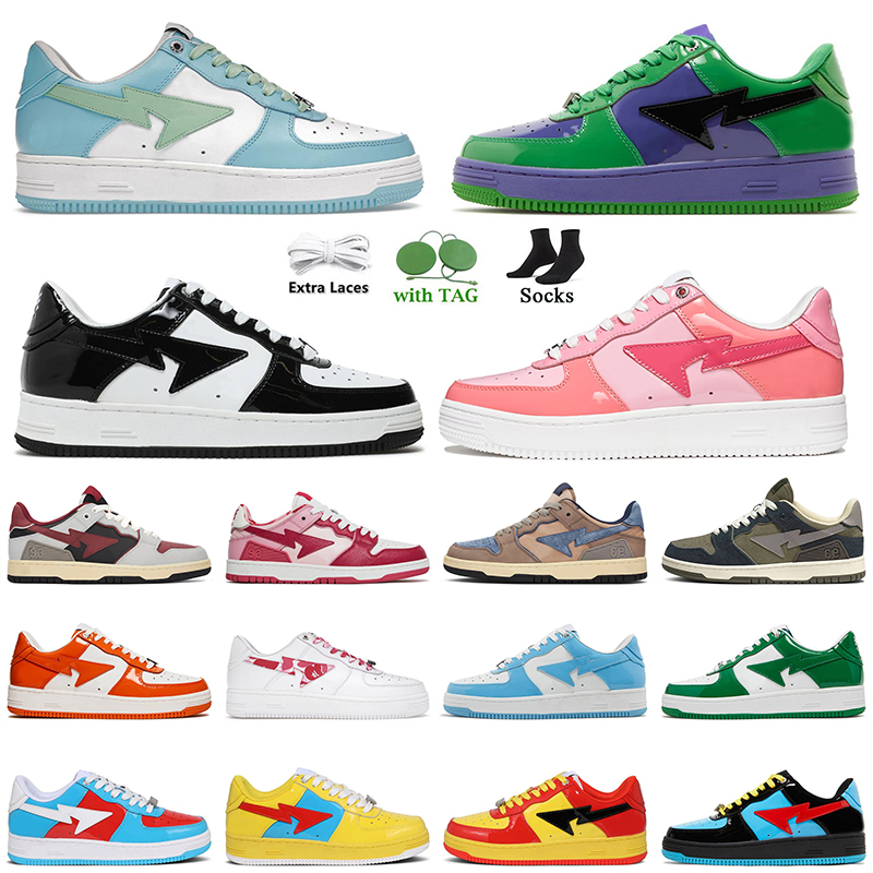 Bapesta Bapestas Casual Shoes A Baped Sta Sk8 Low Men Women Black White Pastel Green Blue Suede Pink Designer Sneakers Mens Trainers Outdoor Sports Platform Shoe, B26 cactus jack 36-47
Bapesta Bapestas Casual Shoes A Baped Sta Sk8 Low Men Women Black White Pastel Green Blue Suede Pink Designer Sneakers Mens Trainers Outdoor Sports Platform Shoe, B26 cactus jack 36-47