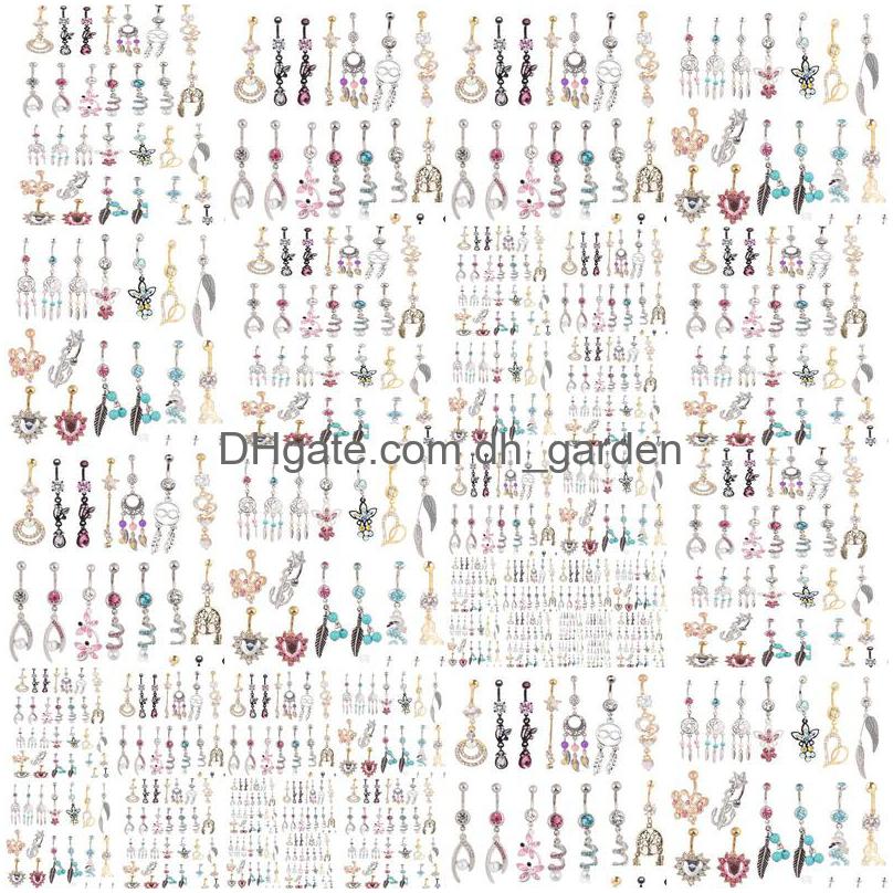 Navel Bell Button Rings Wholesales 20Pcs Mix Style Belly Ring Body Piercing Dangle Beach Jewelry Drop Delivery Dhbe5
Navel Bell Button Rings Wholesales 20Pcs Mix Style Belly Ring Body Piercing Dangle Beach Jewelry Drop Delivery Dhbe5