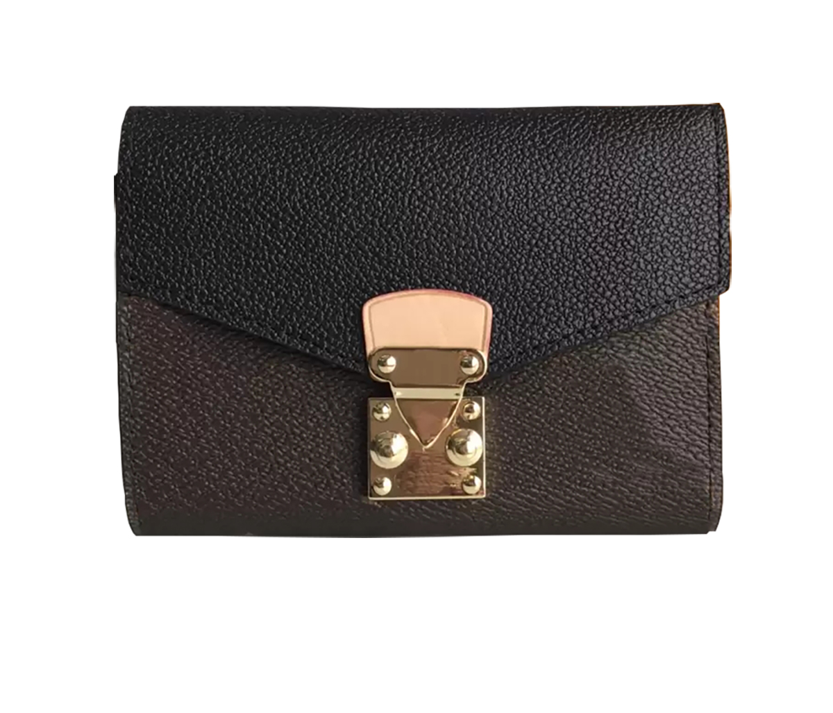 Card holders Luxury designer sarah wallet classic Retiro Check Pallas pattern fashion single zipper pocke Estrela leather lady ladies long purse with orange box