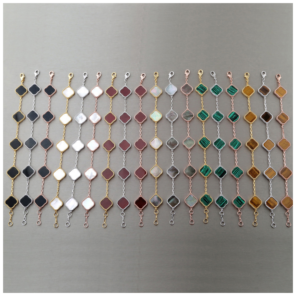 Charm Bracelets Clover Bracelets Womens Bracelet Chain Personalised Bangle Links Silver Braclets Partner Armband Real Gold Bangles Chains 18k Gold Braclet
Charm Bracelets Clover Bracelets Womens Bracelet Chain Personalised Bangle Links Silver Braclets Partner Armband Real Gold Bangles Chains 18k Gold Braclet