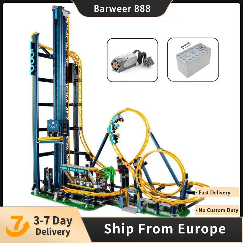 Creative Ideas Block Series 13003 Fairground Loop Coaster Assemble Puzzle Model Building Blocks Bricks Toys Compatible with 10303
Creative Ideas Block Series 13003 Fairground Loop Coaster Assemble Puzzle Model Building Blocks Bricks Toys Compatible with 10303