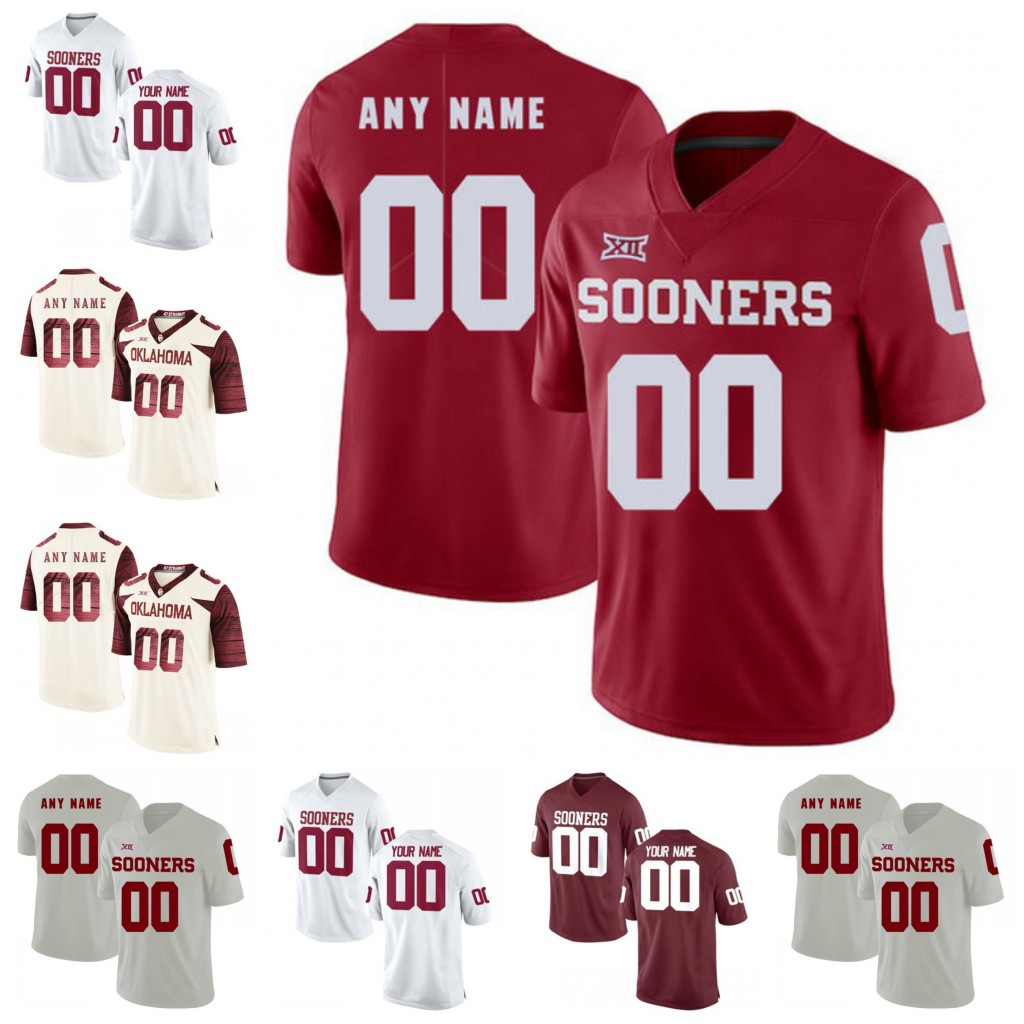 NCAA Oklahoma Sooners College Football Jerseys Kyler Murray CeeDee Lamb Durron Neal Spencer Rattler Mayfield C.Williams Bradford Peterson Perine Bosworth, Same as picture
NCAA Oklahoma Sooners College Football Jerseys Kyler Murray CeeDee Lamb Durron Neal Spencer Rattler Mayfield C.Williams Bradford Peterson Perine Bosworth, Same as picture