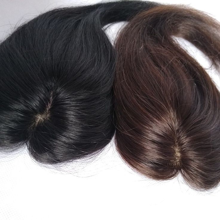 16" Premium Human hair topper silk top skin base natural scalp 6x6" volume toppers clip in Best toupee women hairs piece 15x16CM brown or bl