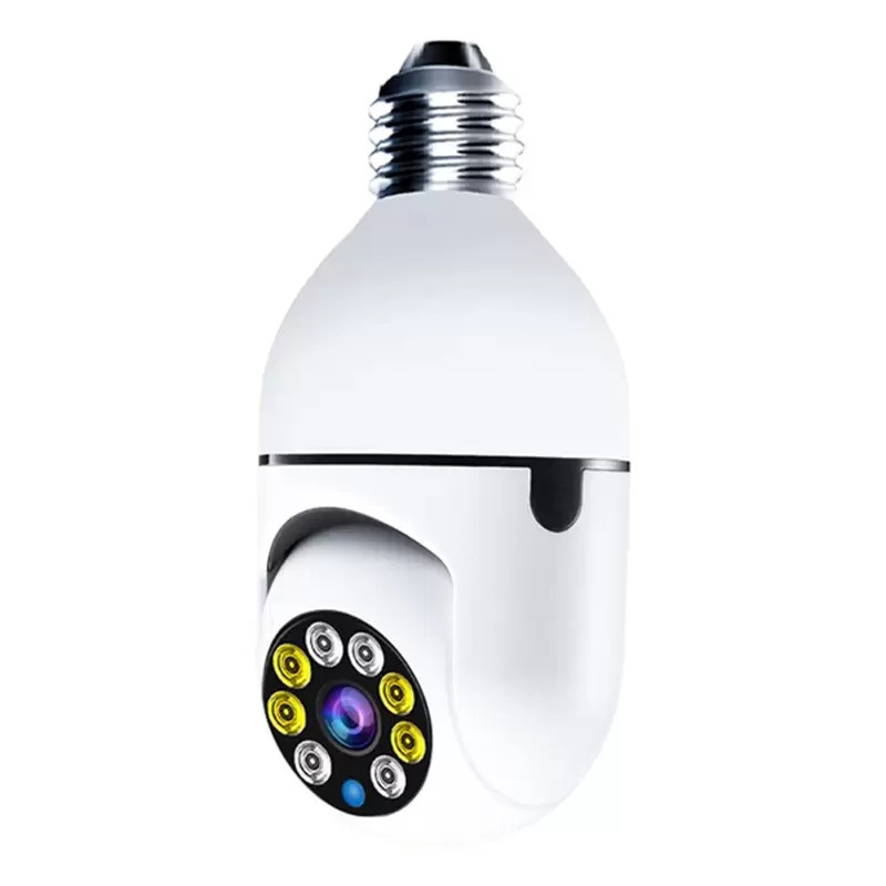 IP Cameras Bulb Camera 1080P HD Wireless Panoramic Home Security WiFi CCTV Fisheye Lamp Camera 360 Degree Home Security