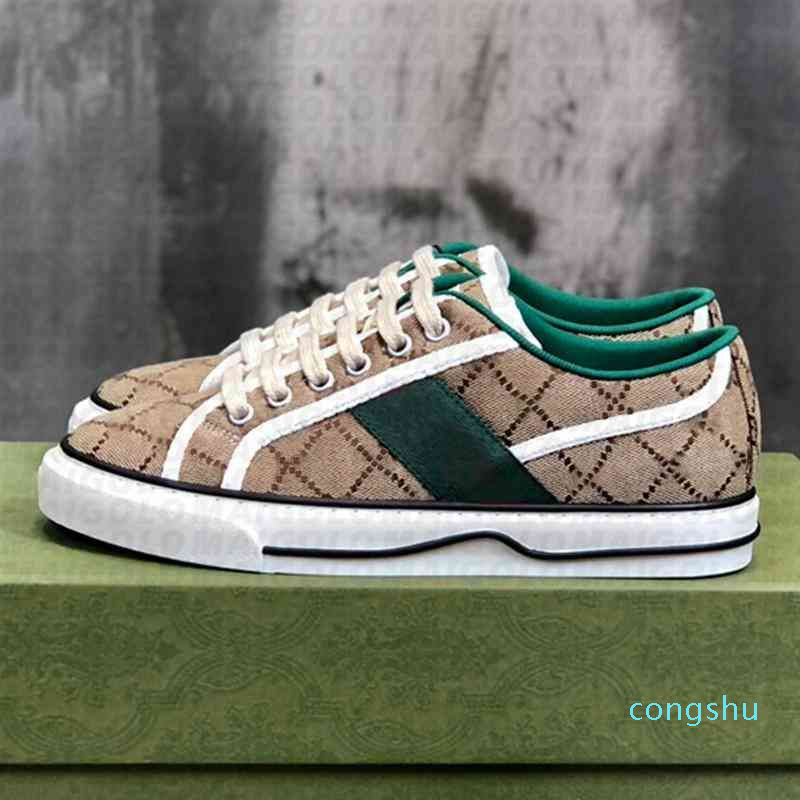 Shoes Tennis 1977 Canvas Casual shoes Luxurys Designers Womens Shoe Italy Green And Red Web Stripe Rubber Sole Stretch Cotton Low Top, Style 15 
Shoes Tennis 1977 Canvas Casual shoes Luxurys Designers Womens Shoe Italy Green And Red Web Stripe Rubber Sole Stretch Cotton Low Top, Style 15