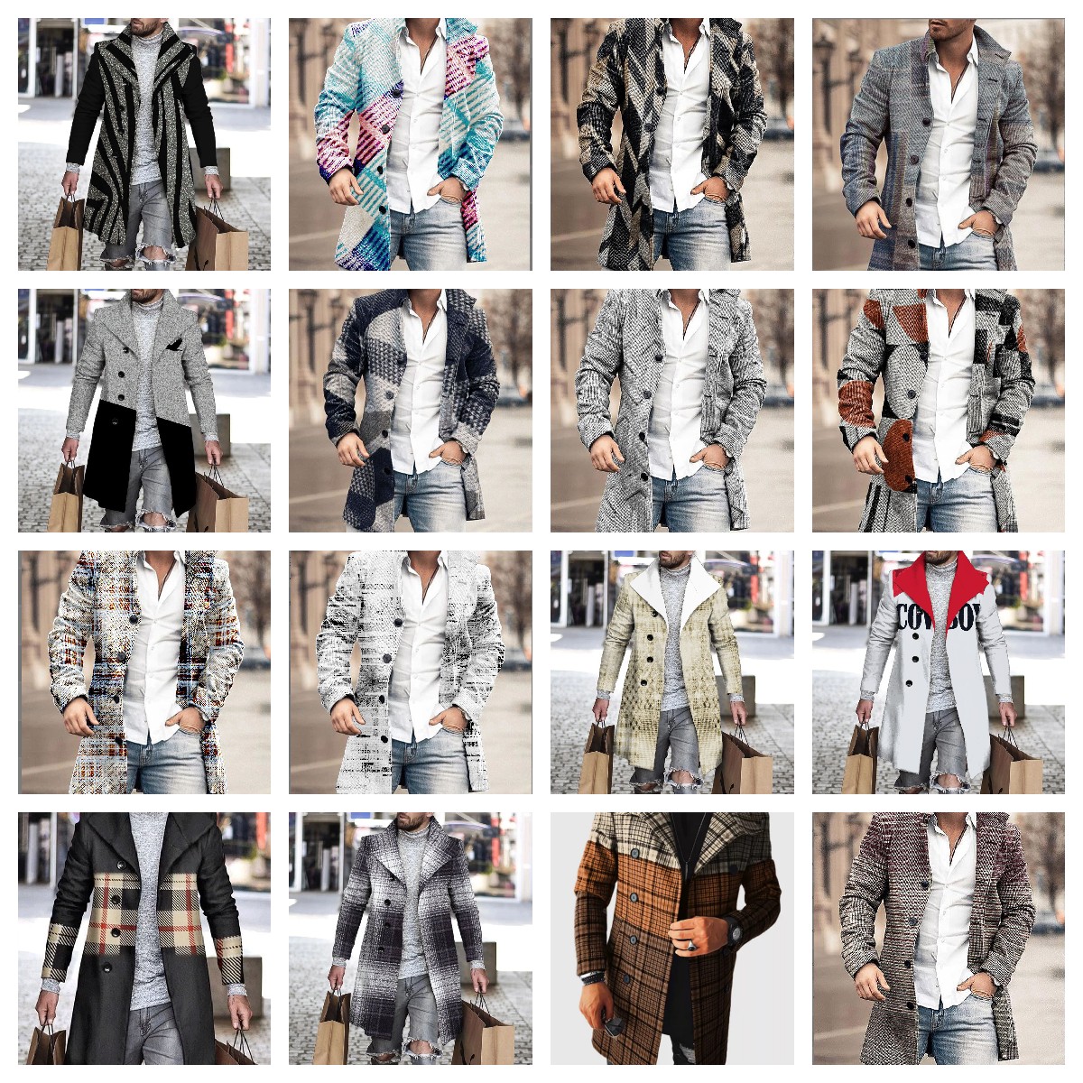 Designer Men Wool Trench Coat Faux Fur Collar Fashion Winter Business Long Thick Slim Fit Overcoat Jacket Parka Mens Clothing Plus Size 4XL, Customize
Designer Men Wool Trench Coat Faux Fur Collar Fashion Winter Business Long Thick Slim Fit Overcoat Jacket Parka Mens Clothing Plus Size 4XL, Customize