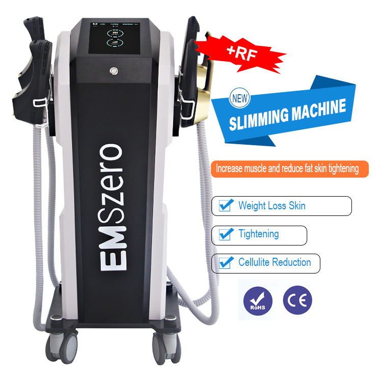 Nova Slimming RF 4 Handles Electromagnetic EMS High Intensity Focused Muscle Stimulator Body Hiemt Sculpting Slimming Machine
