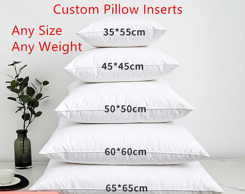 Custom Pillow Inserts Hypoallergenic Brushed Microfiber Liner Down Alternative Filled Square Throw Sublimation Fluffy Plump Stuffer, White
Custom Pillow Inserts Hypoallergenic Brushed Microfiber Liner Down Alternative Filled Square Throw Sublimation Fluffy Plump Stuffer, White
