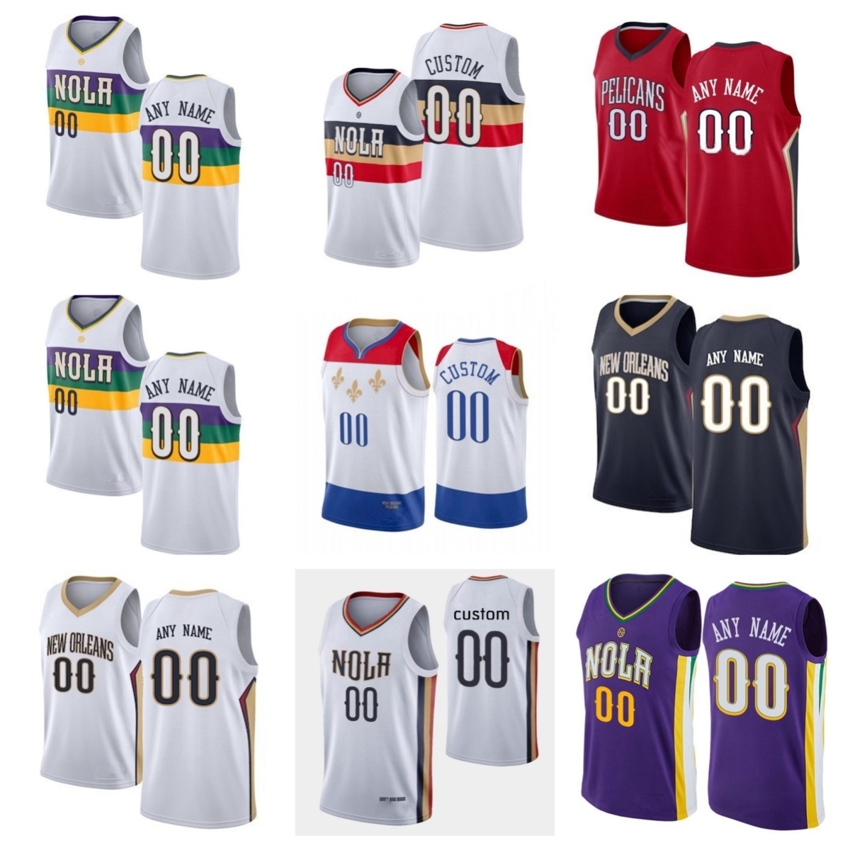 Men Women Youth New Orleans''Pelicans''Custom Jonas 17 Valanciunas CJ 3 McCollum Brandon 14 Ingram Zion 1 Williamson Devonte' 4 Graham Basketball Jerseys, Colour
Men Women Youth New Orleans''Pelicans''Custom Jonas 17 Valanciunas CJ 3 McCollum Brandon 14 Ingram Zion 1 Williamson Devonte' 4 Graham Basketball Jerseys, Colour